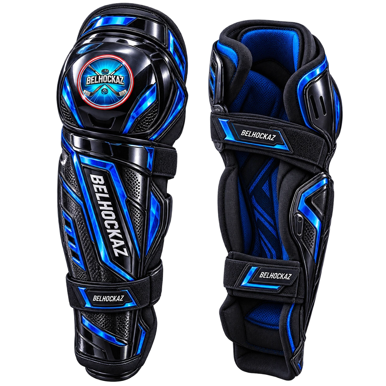 Paire de jambières de hockey sur glace