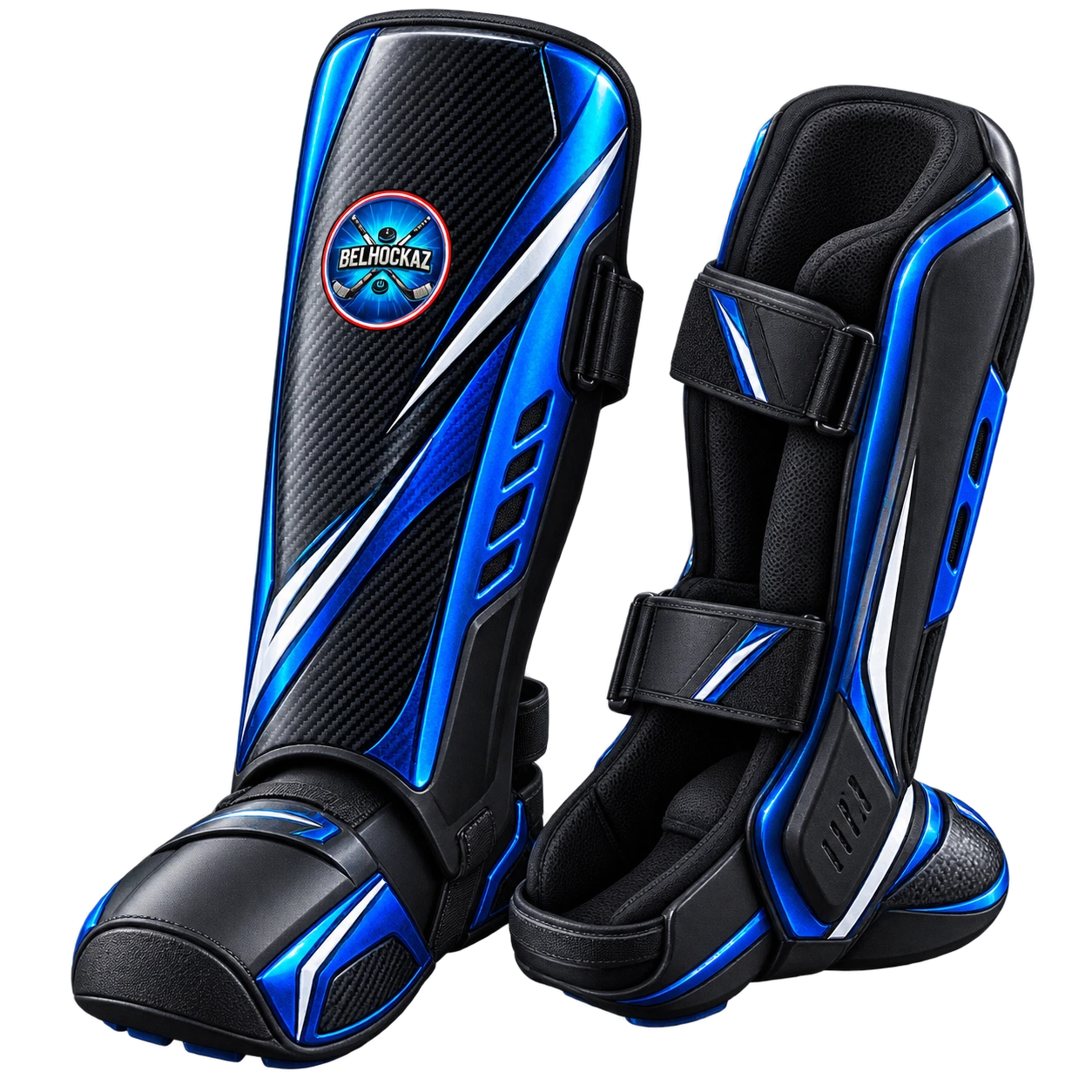 Paire de kickers de gardien de hockey sur gazon