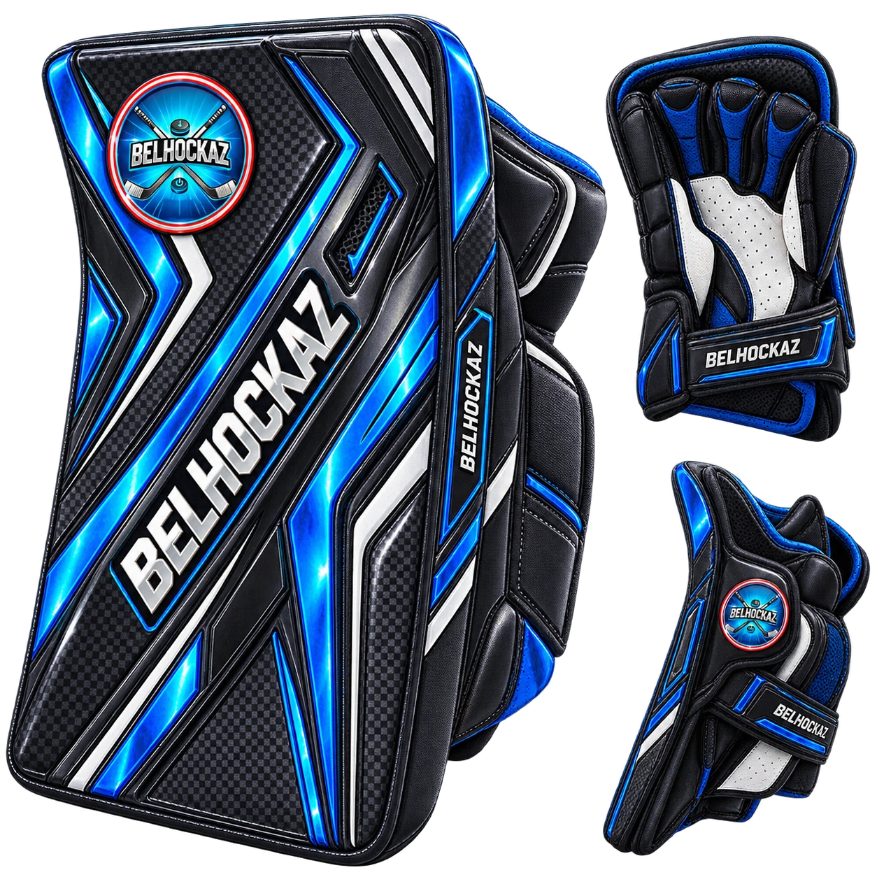 Bouclier de main d’un gardien de hockey