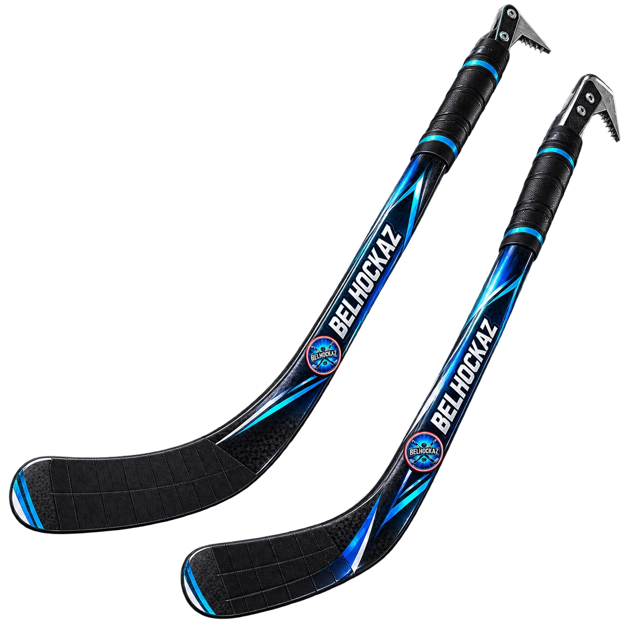 Paire de crosses modernes de para-hockey