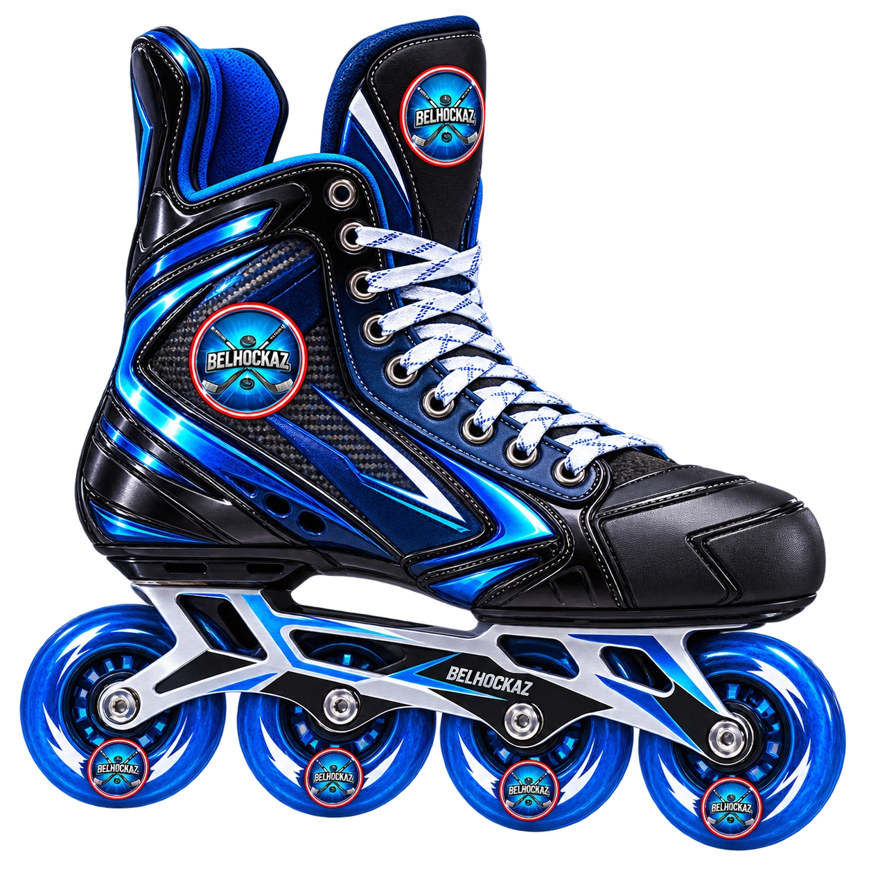 Roller de hockey inline moderne vu de profil