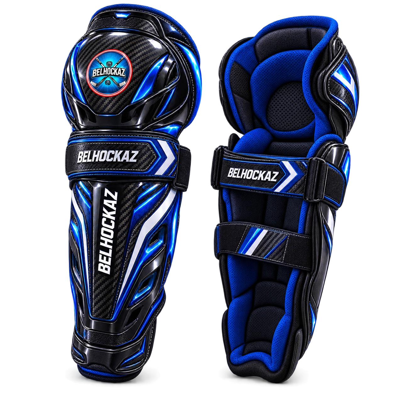 Protège-tibias pour le roller hockey